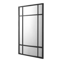 WANDSPIEGEL Colobraro - Schwarz, Glas/Holzwerkstoff (60/90/1.8cm) - [en.casa]