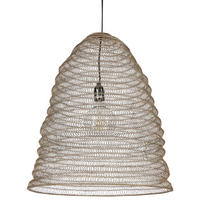 HÄNGELEUCHTE Palar 50/50/190 cm - Messingfarben, Metall (50/50/190cm) - Beliani