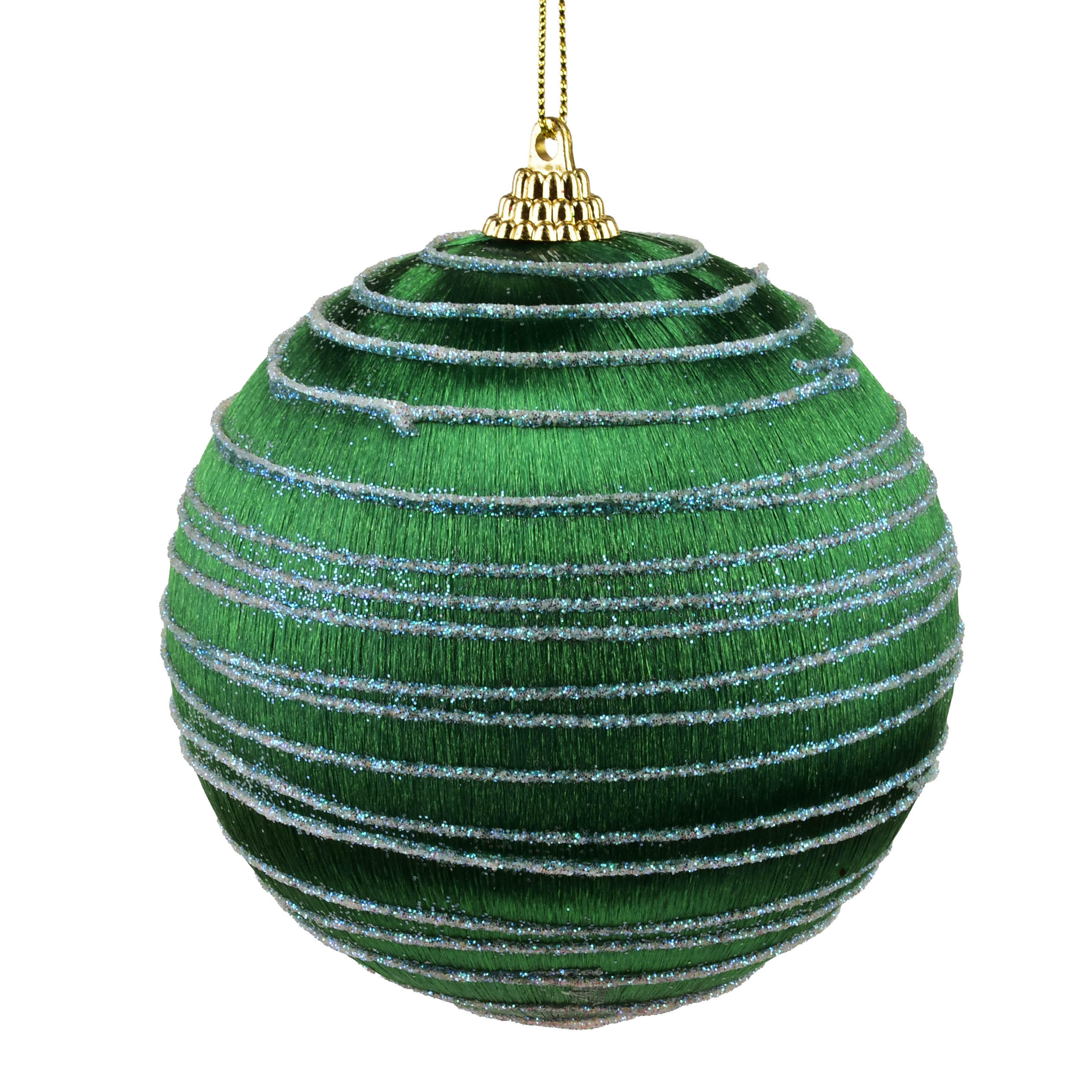 Mondex Weihnachtskugel Grün 10x10x10 cm