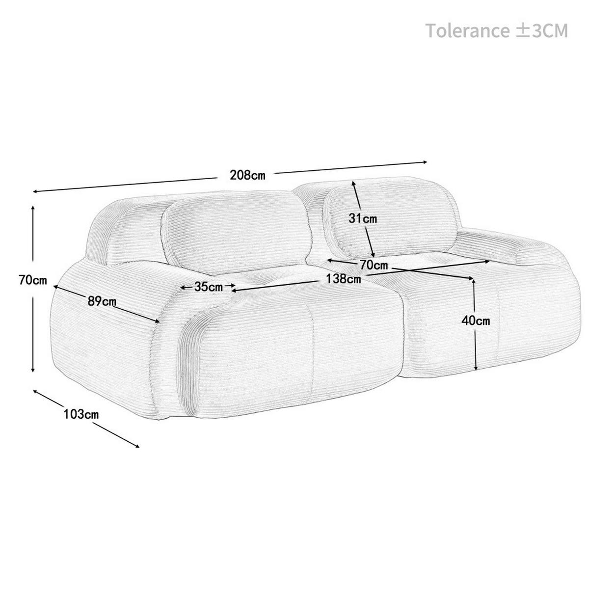 SCHLAFSOFA 3-in-1 Klappsofa Blau, 1 Stück, mit Kissen - Grün, Textil (138/70/103cm) - Kaket