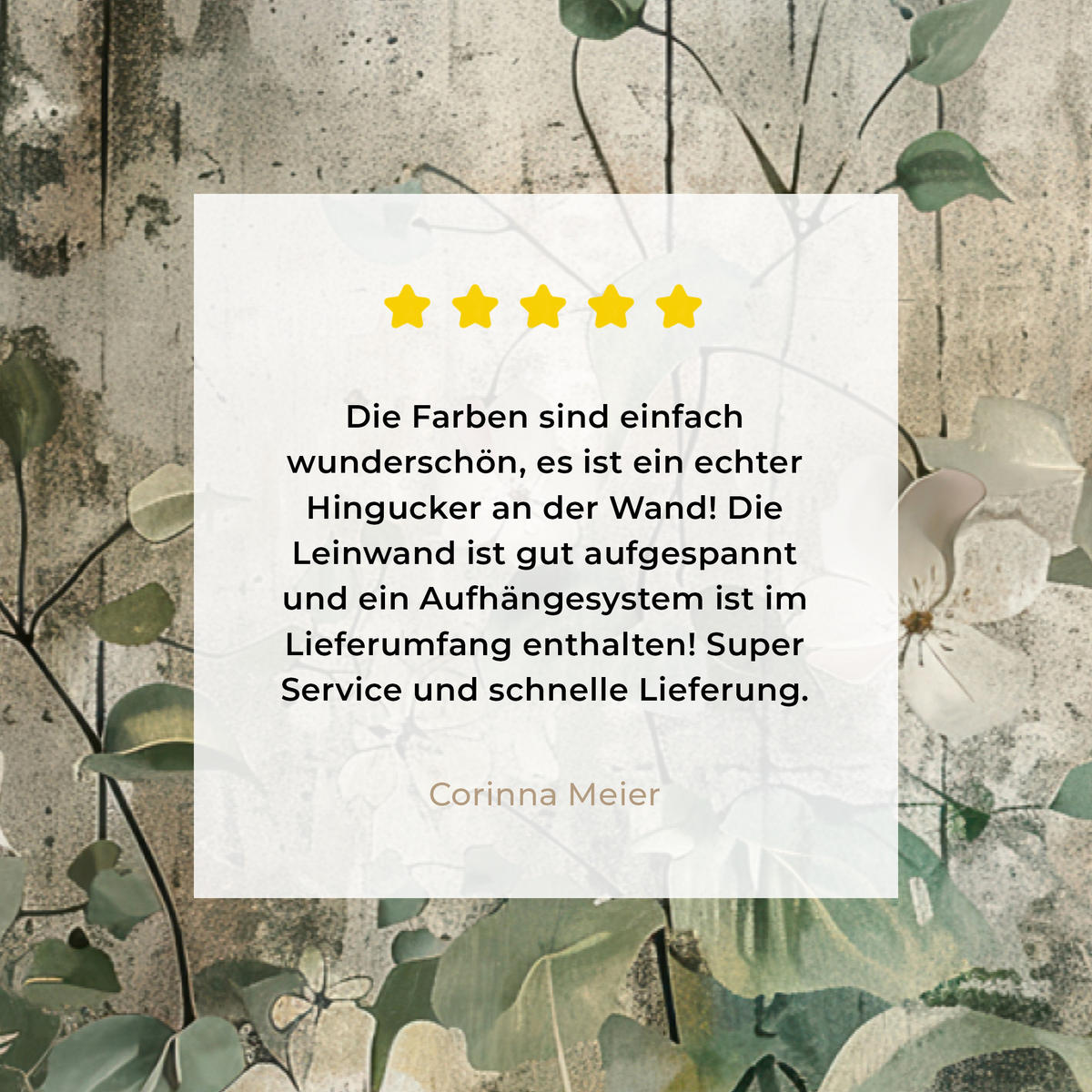 LEINWANDBILD Blumen - Blätter - Abstrakt - Modern XXL 150x100 cm - Grau, Textil (150/100cm) - MuchoWow