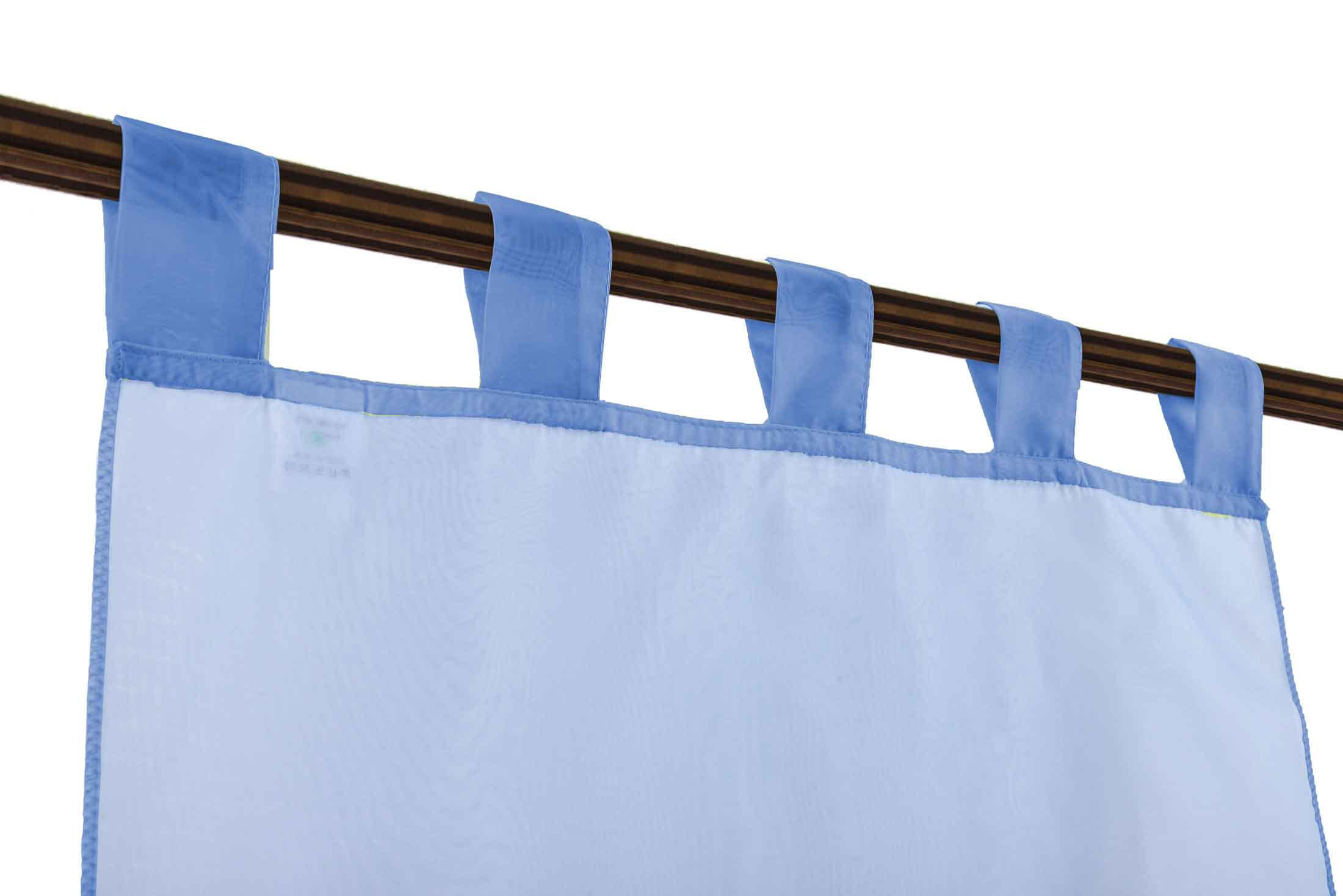 SCHEIBENGARDINE GERA 90x60 cm Blau - Blau, Textil (60/90cm) - Gardinenbox