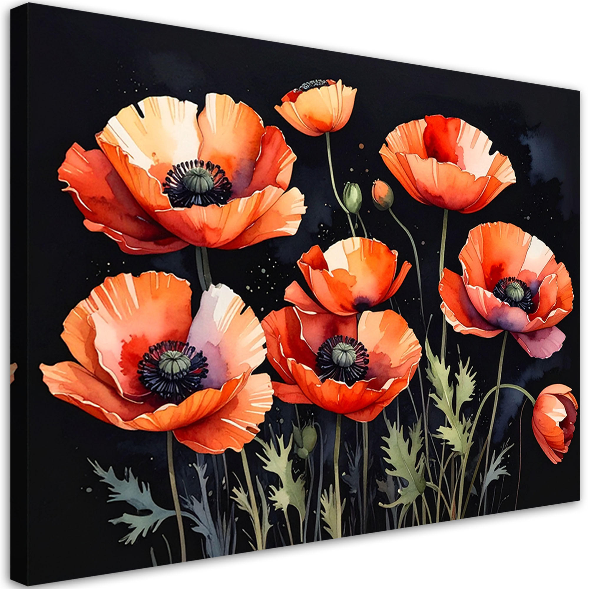 Feeby Wandbild, Rot 30x20 cm