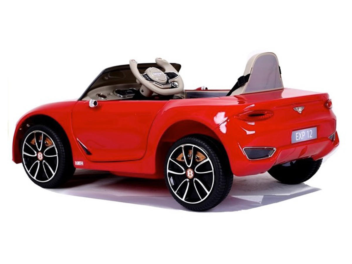 KINDER ELEKTROAUTO Bentley EXP 12 rot - Rot, Kunststoff (108/60/43cm) - TPFLiving