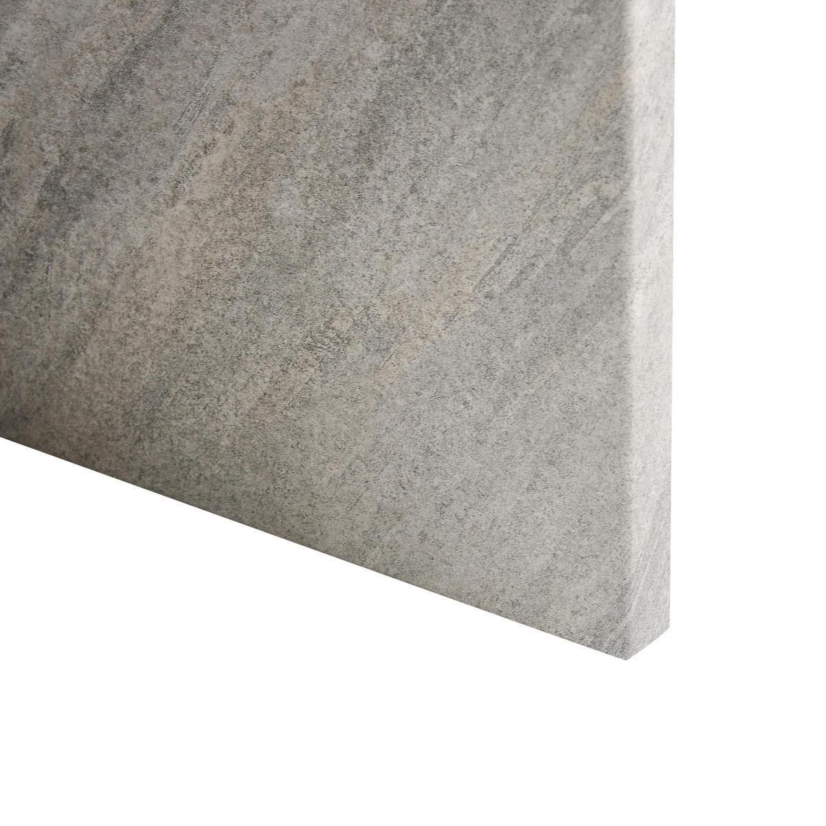 COUCHTISCH grau Steinoptik rund 80 cm Stanton - Grau, Holzwerkstoff (80/80/42cm) - Beliani