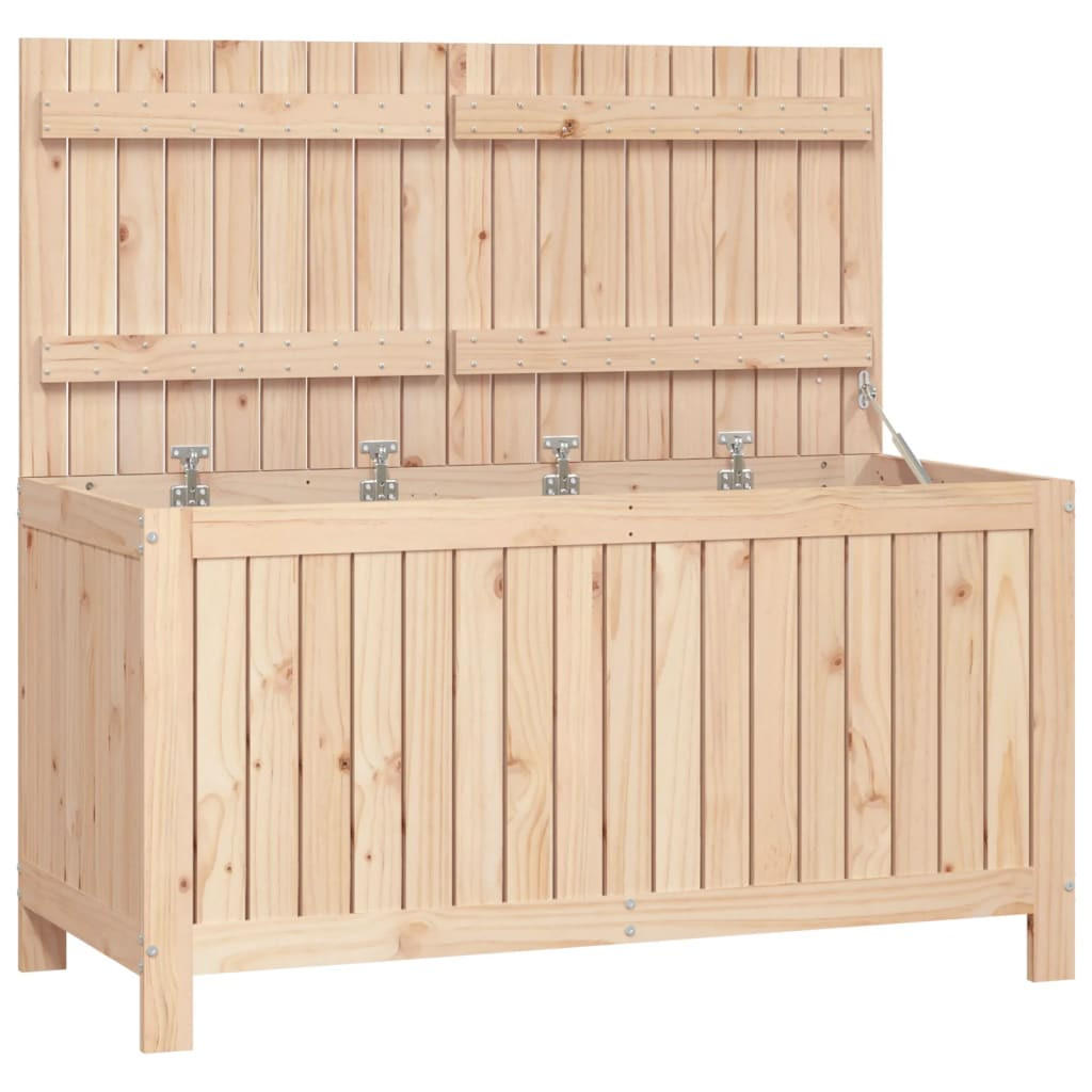 GARTENTRUHE 121x55x64 cm Massivholz Kiefer - Kieferfarben, Holz (121/64/55cm) - furnicato