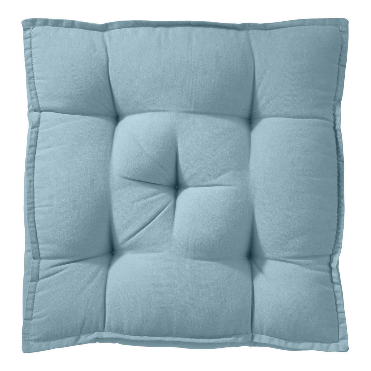 SITZKISSEN Solid - Baumwolle / Polyester - Blau, Textil (40/40cm) - Butlers