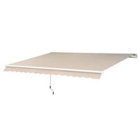 MARKISE Alu-Markise Gelenkarmmarkise Markise 3m breit Balkon Markise Sonnenschutz Balkon Beige - Beige, Textil (450/0.1/300cm)