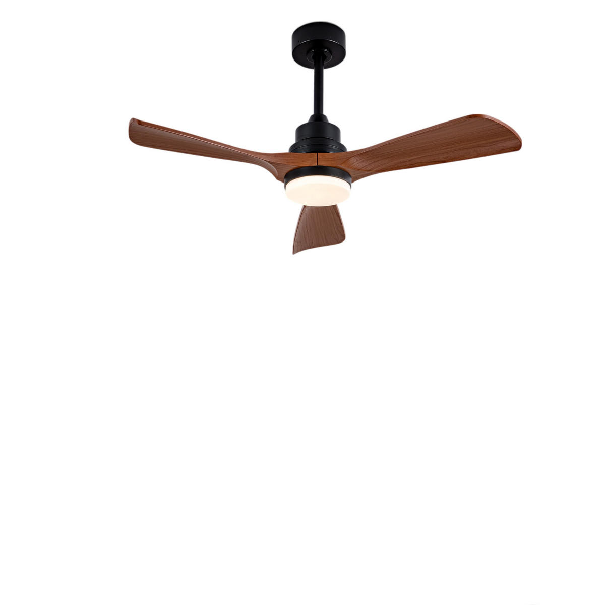 DECKENVENTILATOR DE-16256 42 Zoll Bauernhaus-Stil mit Fernbedienung Walnuss - Walnussfarben, Kunststoff (107/107/34cm) - ComfortXL