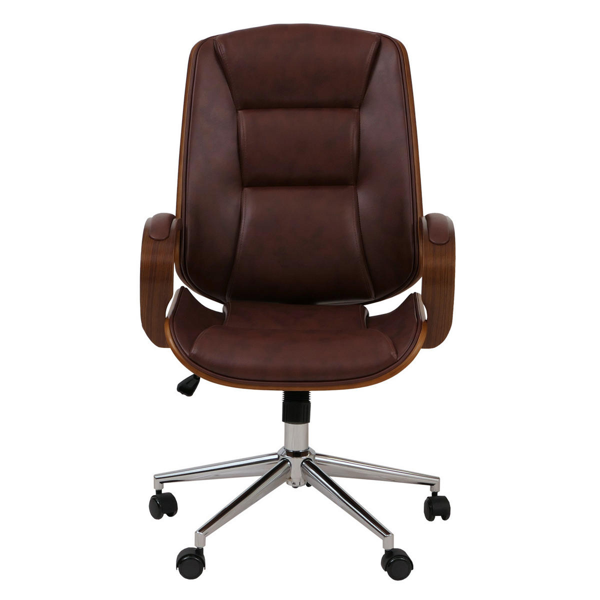 BÜROSTUHL Braun - Braun, Textil (61/110/74cm) - Jamb