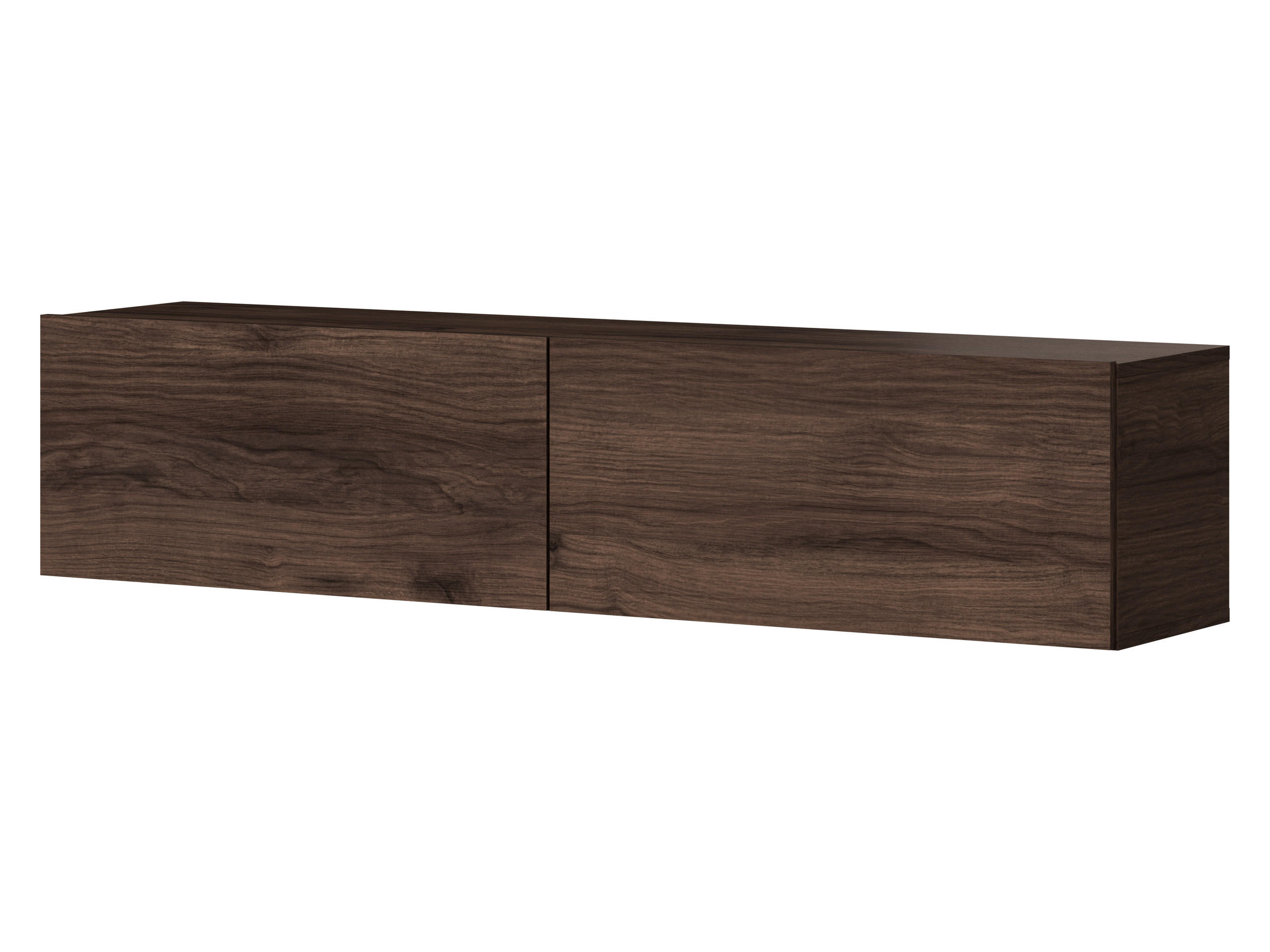 Mirjan24 Tv-Lowboard Nussbaum 144x32x32 cm
