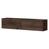 TV-LOWBOARD Govi 140 mit Beleuchtung - Nussbaumfarben, Holzwerkstoff (144/32/32cm) - MIRJAN24