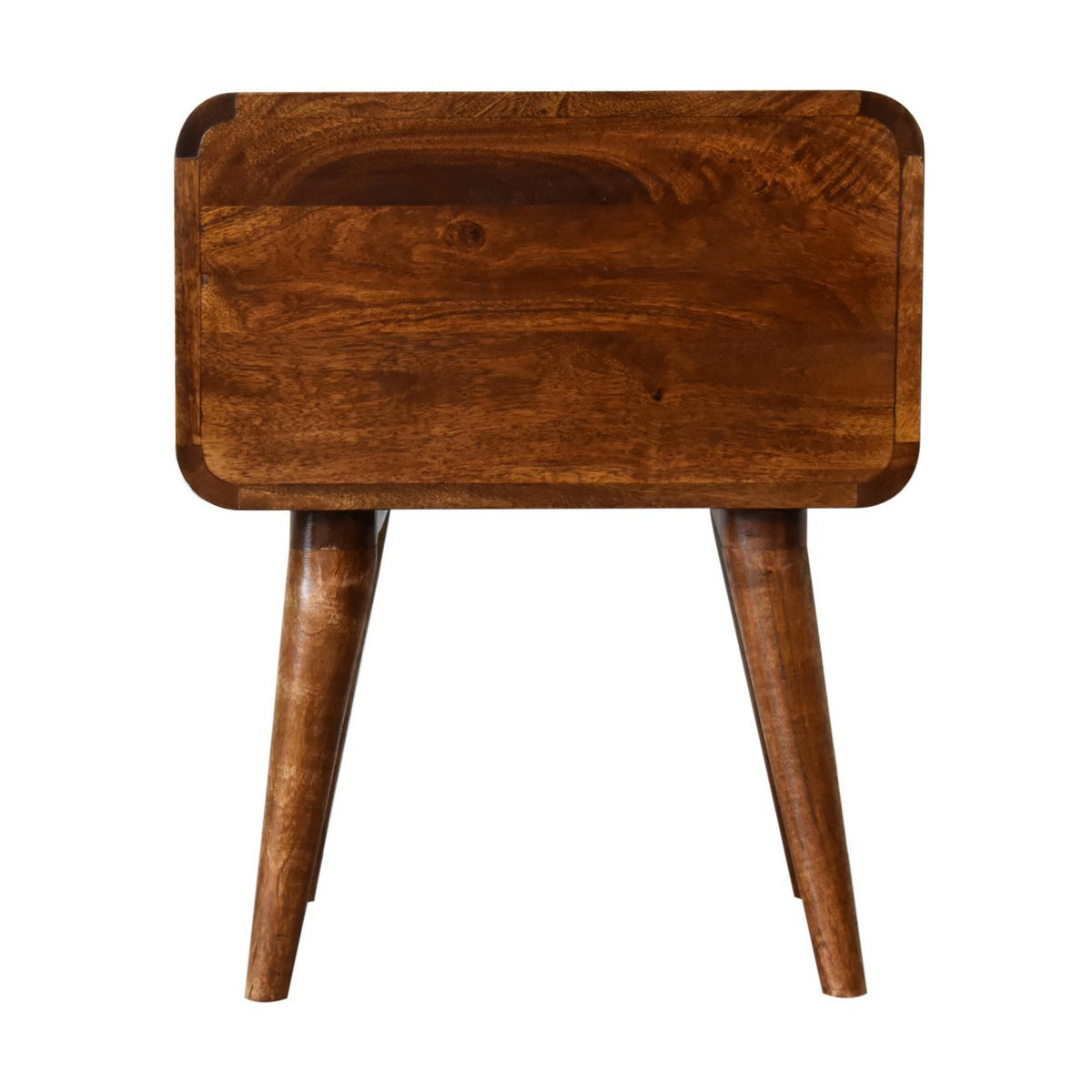 NACHTTISCH Levitate - Messingfarben/Braun, Holz/Metall (45/55/35cm) - Artisan Furniture