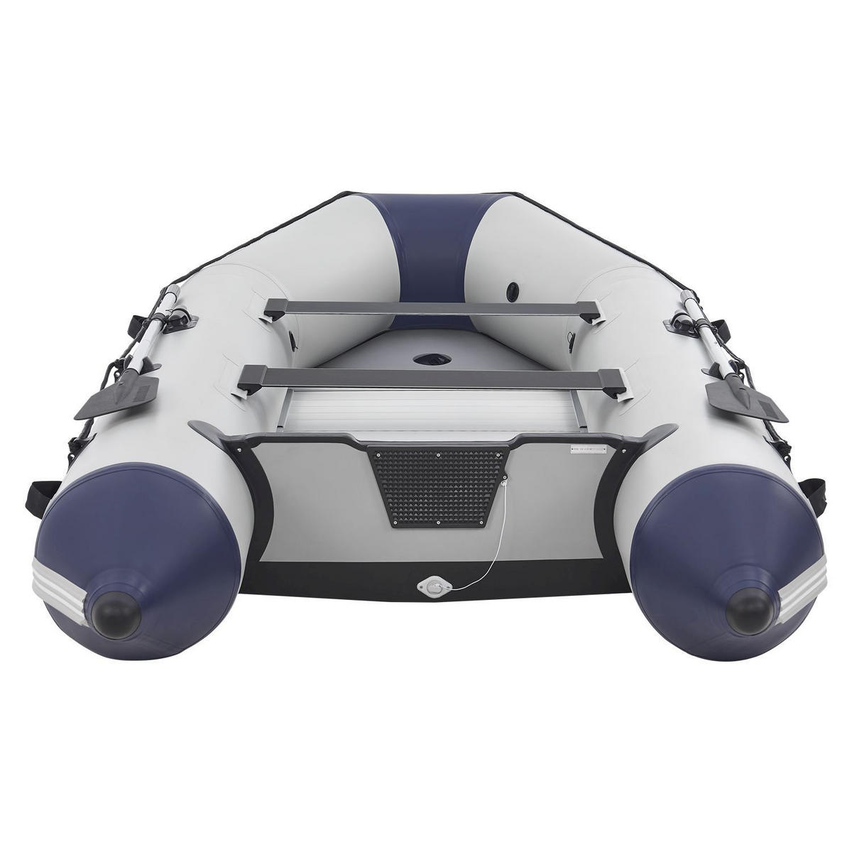 SCHLAUCHBOOT Paddelboot 3,80 m inkl. Tasche & Reparaturset - Grau, Kunststoff (380/170/77cm) - Artsport