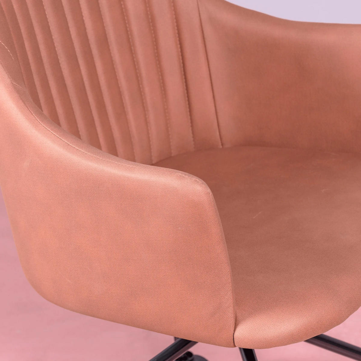 BÜROSTUHL Textil Orange - Orange, Textil (58/82/55cm) - Nest Dream