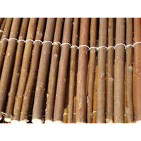 SICHTSCHUTZMATTE aus Weidenholz für Garten und Balkon aus WeideHöhe 2m Länge 5m HxL: 2x5 m - Eichefarben, Kunststoff (200/500cm) - PROREGAL