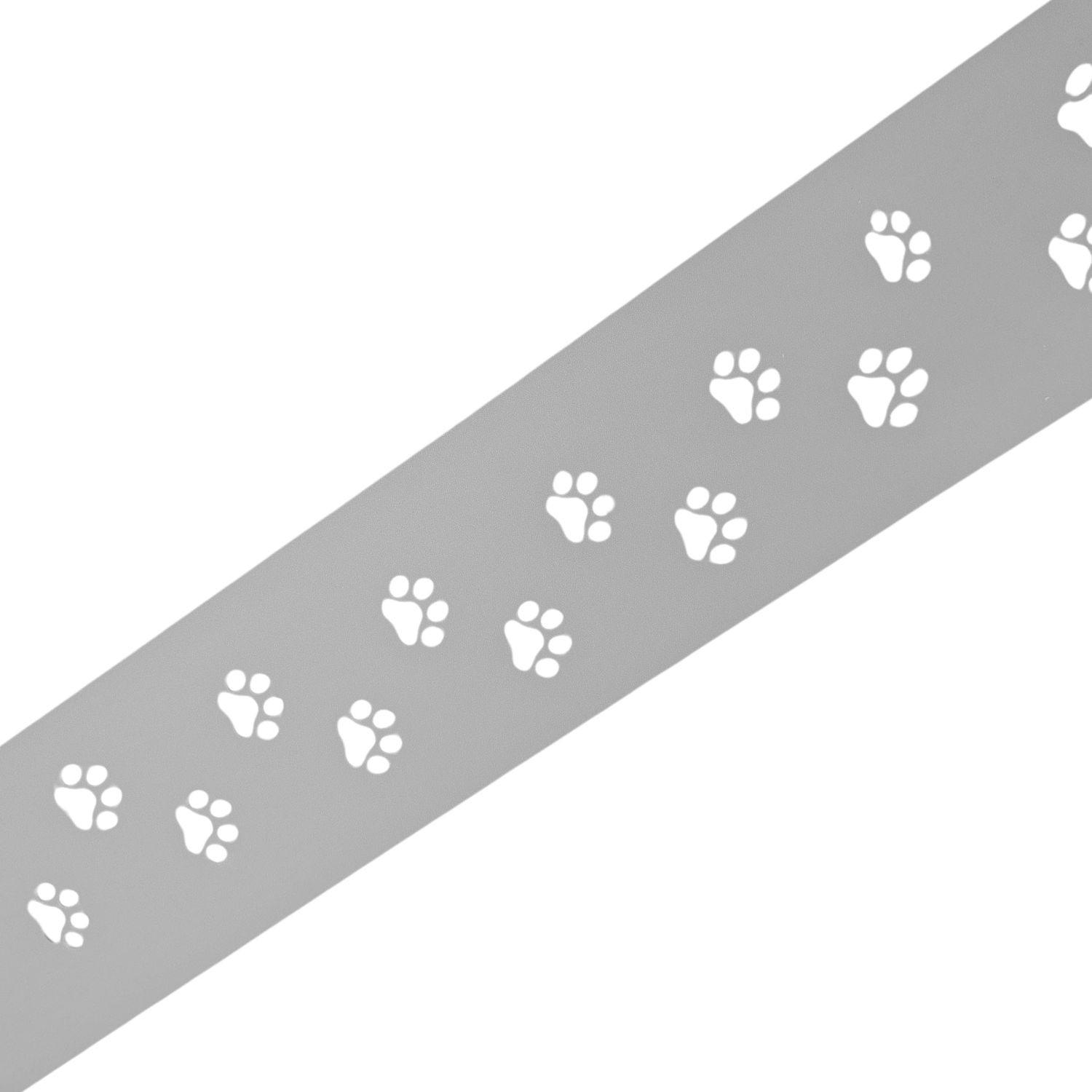 SICHTSCHUTZSTREIFEN PREMIUM Dekor Tapsi für Doppelstabzäune Lichtgrau 2,55m - Hellgrau, Kunststoff (255/19cm) - ZAUN|ZU