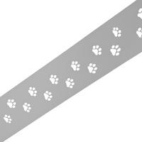 SICHTSCHUTZSTREIFEN PREMIUM Dekor Tapsi für Doppelstabzäune Lichtgrau 2,55m - Hellgrau, Kunststoff (255/19cm) - ZAUN|ZU