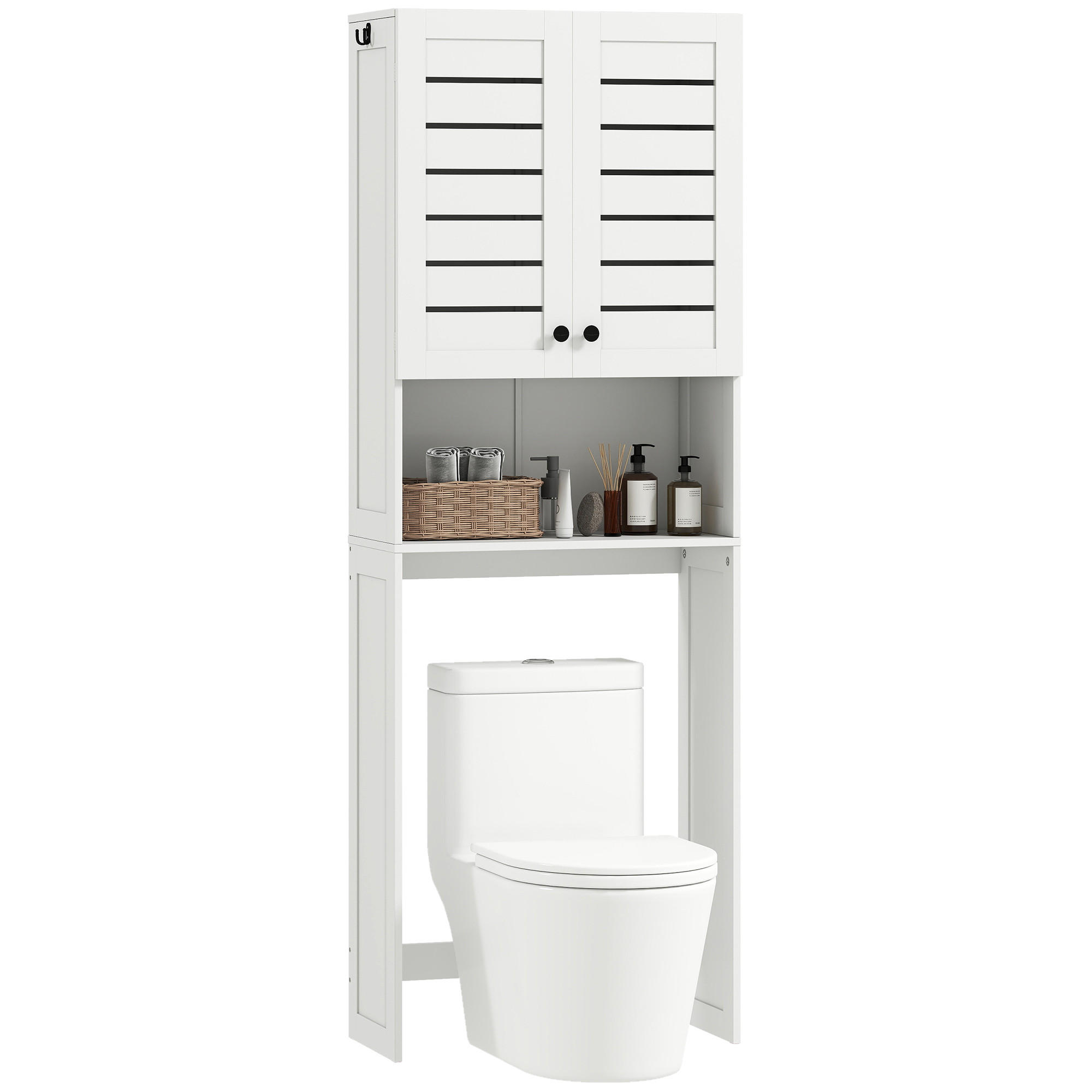 HÄNGESCHRANK Weiß 1 Stück - Weiß, Kunststoff (67/190/31.5cm) - GiPP