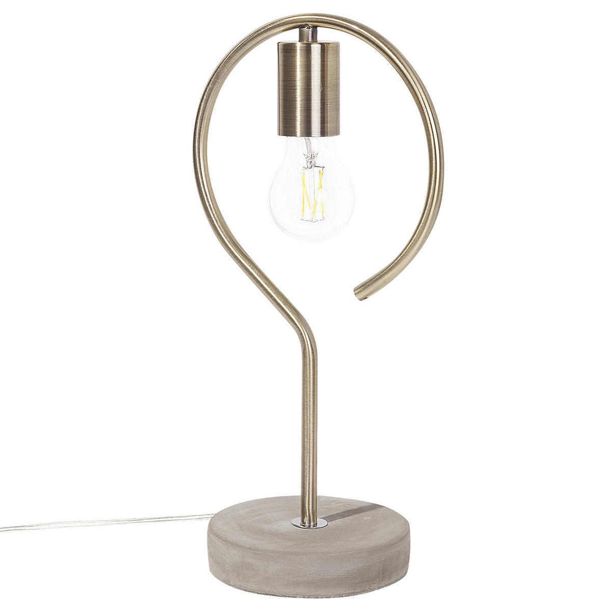 TISCHLAMPE Jucar 14/20/40 cm - Messingfarben, Metall (14/20/40cm) - Beliani