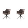 ESSZIMMERSTUHL Pull Grau 62/61/83 cm 2er-Set - Grau, Textil (61/83/62cm) - Hoyz Collection