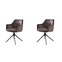 ESSZIMMERSTUHL Pull Grau 62/61/83 cm 2er-Set - Grau, Textil (61/83/62cm) - Hoyz Collection
