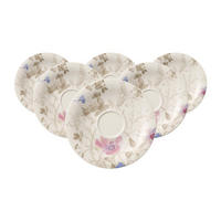 FRÜHSTÜCKSUNTERTASSEN Mariefleur Gris Basic bunt ø 19 cm 6er Set - Multicolor, Keramik (19cm) - Villeroy & Boch