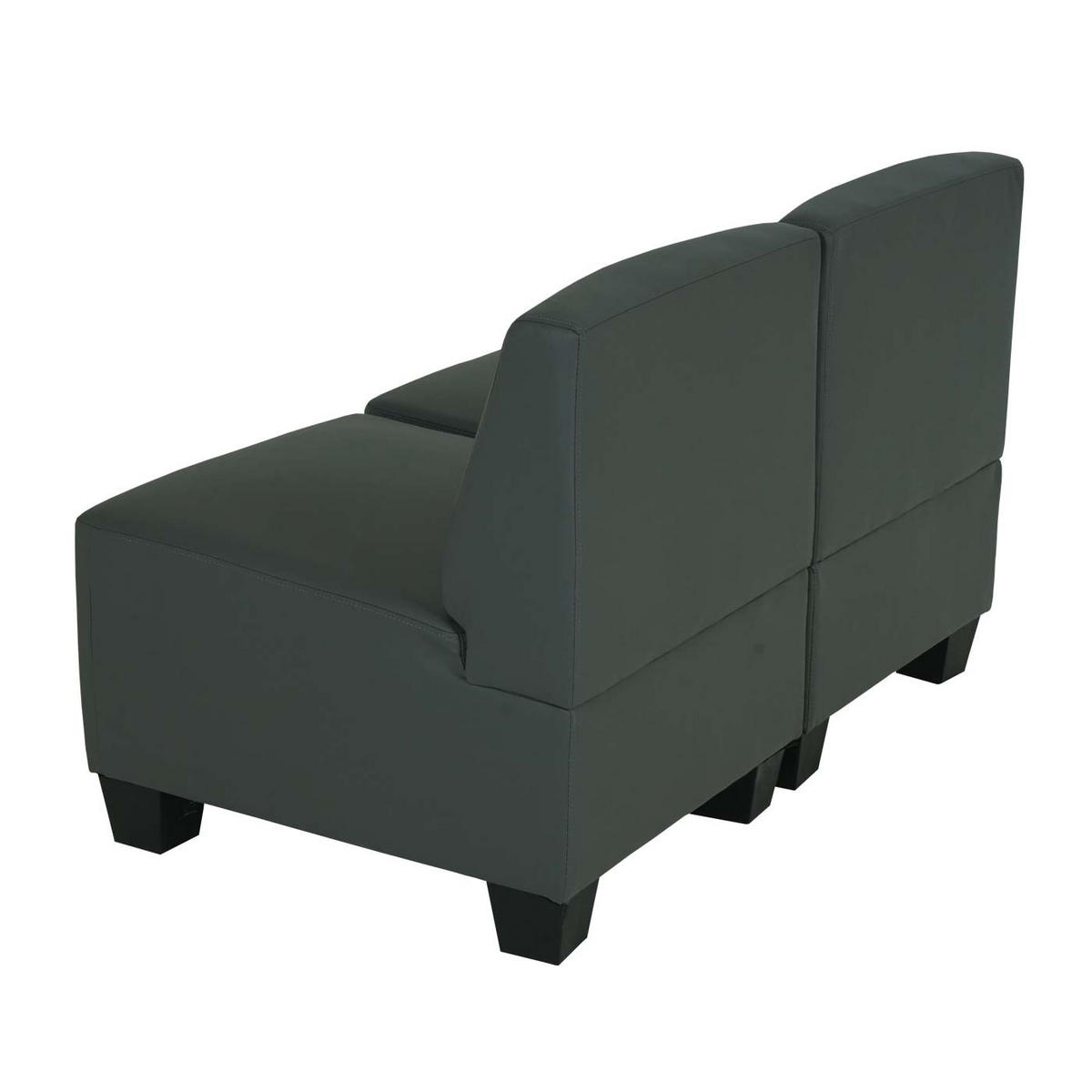 2-SITZER Grau - Grau, Textil (114/76/72cm) - MCW