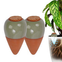 ZAVLAŽOVAČ Šalviová 2-dielny-set - viacfarebná, prírodné materiály/keramika (8/16/8cm) - Relaxdays