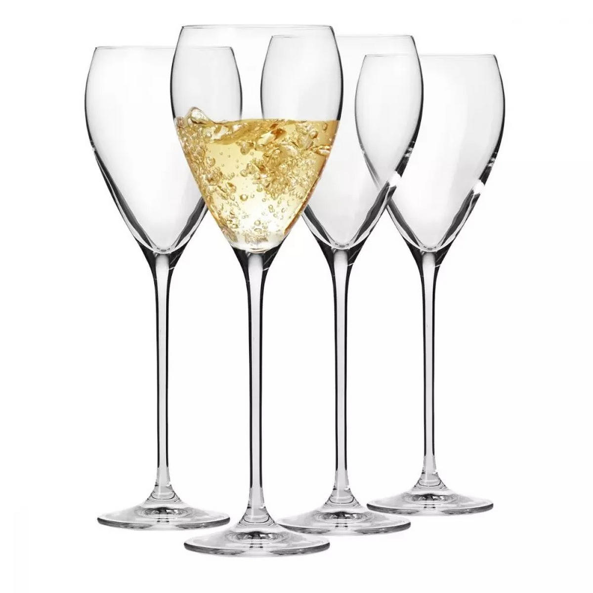 WEINGLÄSER, 4er-Set, 280 ml - Transparent, Glas (0.28L) - Krosno Glass