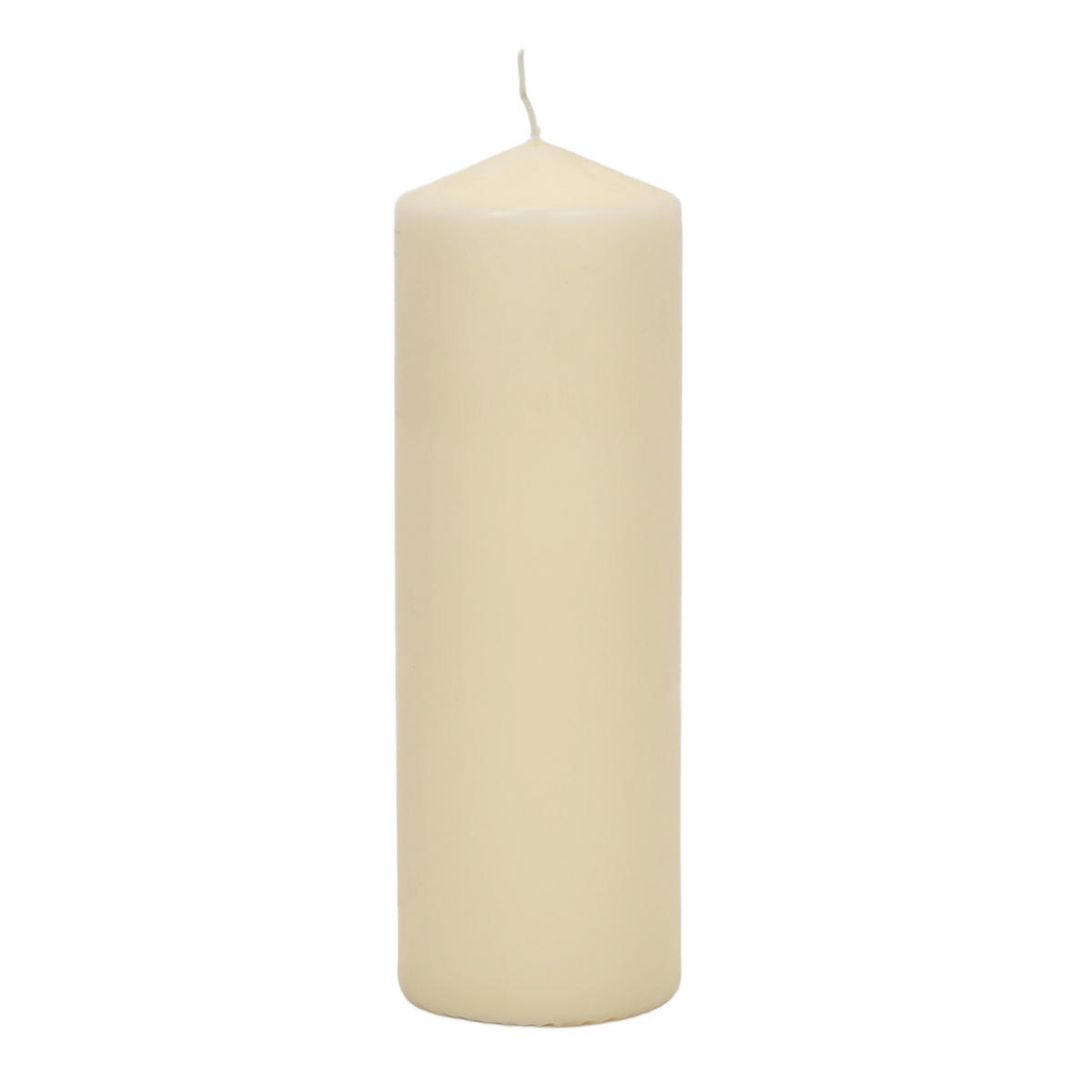 KERZE aus Paraffin 8/8/24,5 cm - Beige, Paraffin (8/24.5/8cm) - Home Styling Collection