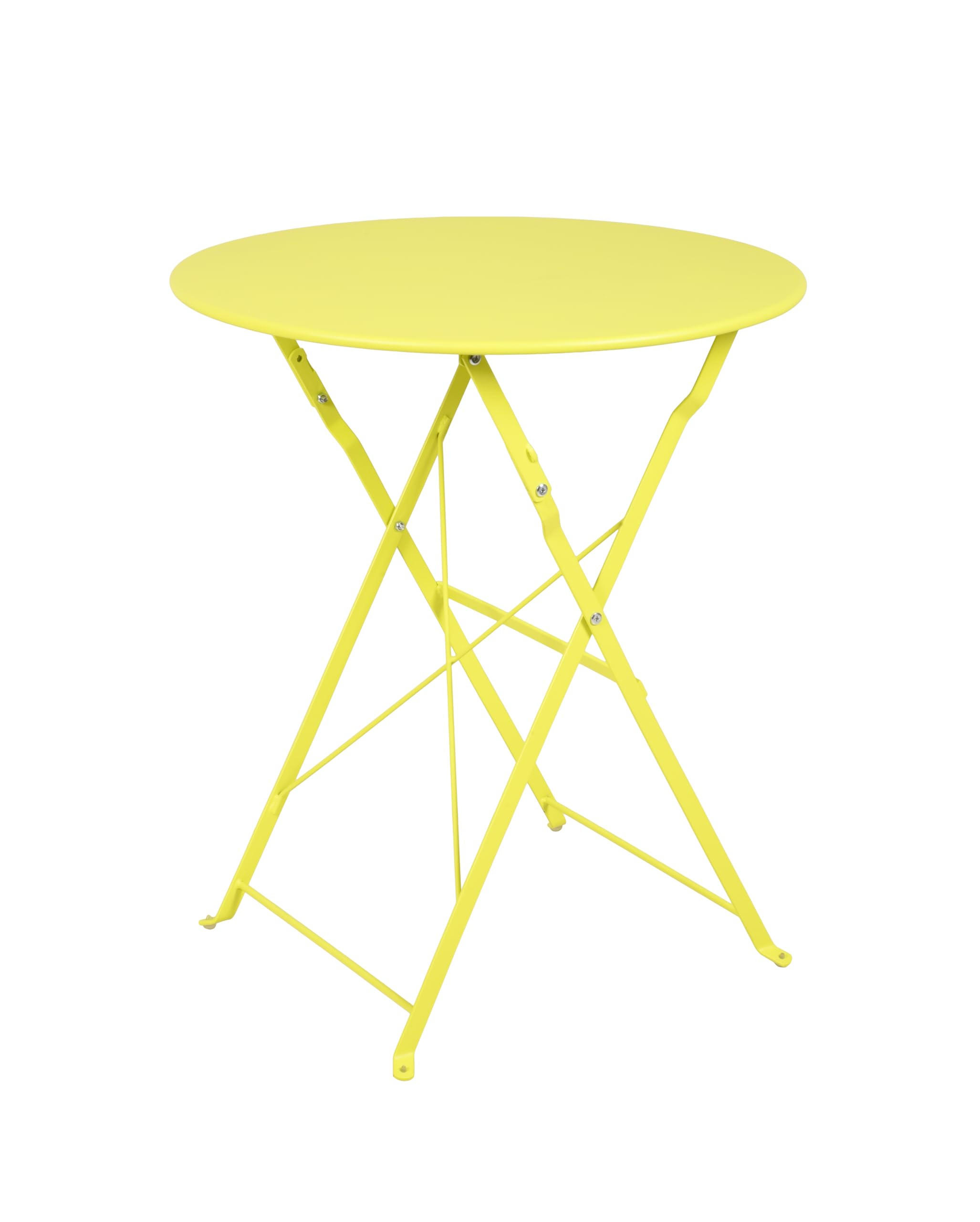 GARTENTISCH Lucie Klapptisch - Grün, Metall (60/60/70cm) - DELUKE