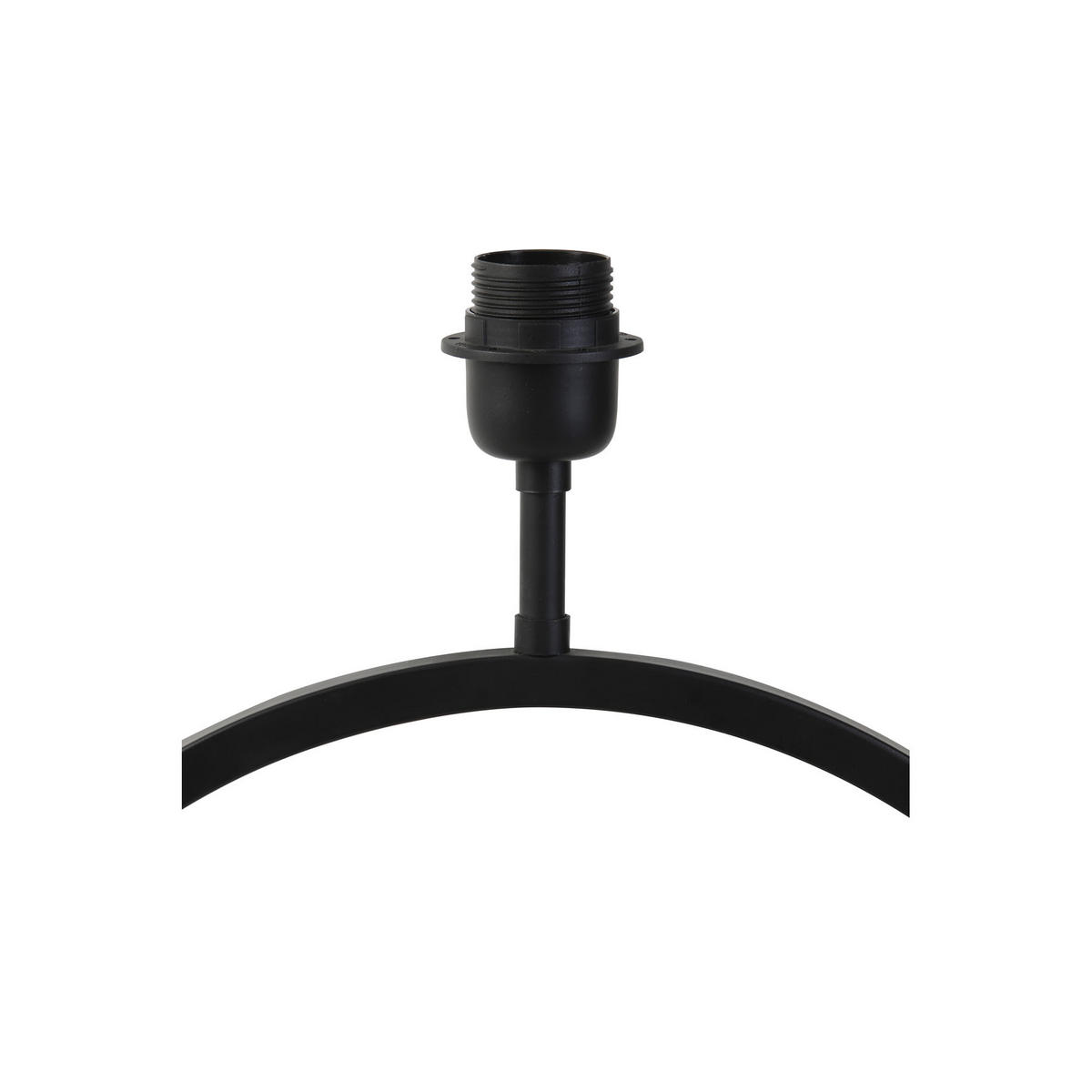 LAMPENFUSS Liva Schwarz Ø40/53 cm - Schwarz, Metall (40/12.5/52cm) - Light & Living