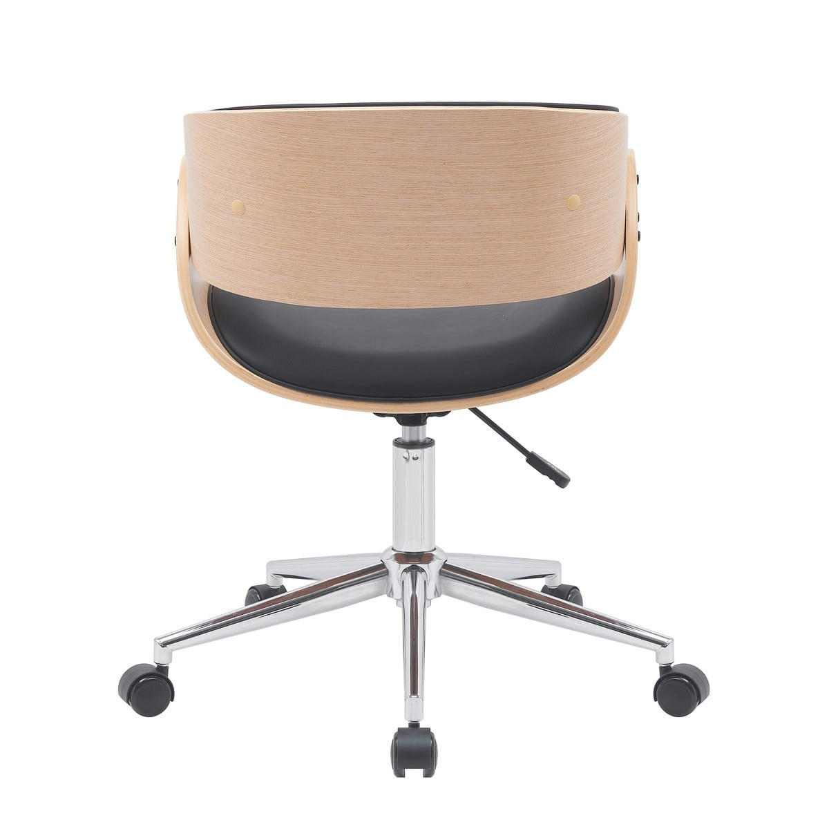 BÜROSTUHL H72 cm – JUNON - Schwarz, Textil (52/72/63cm) - Calicosy