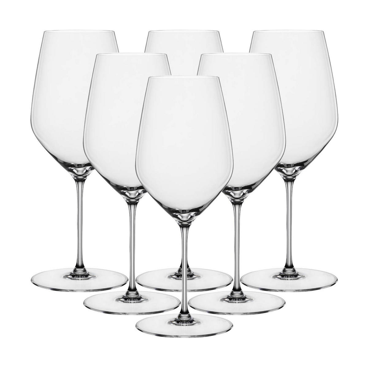 BORDEAUXGLÄSER Hi-Lite transparent 650 ml 6er Set - Transparent, Glas (0.65L) - Spiegelau
