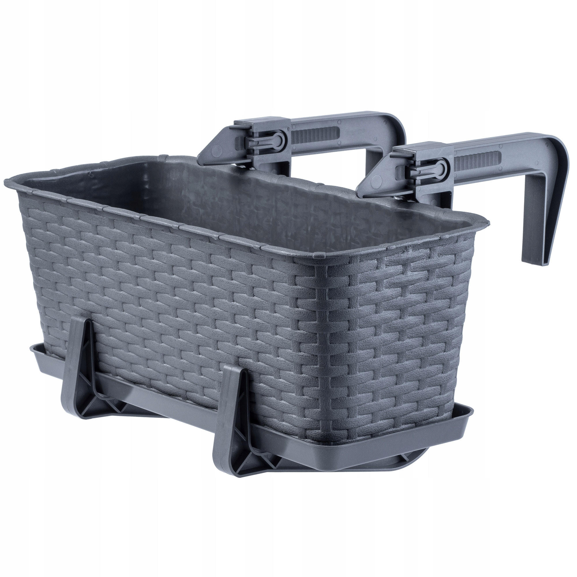 Kadax Blumentopf Graphit 17x40 cm