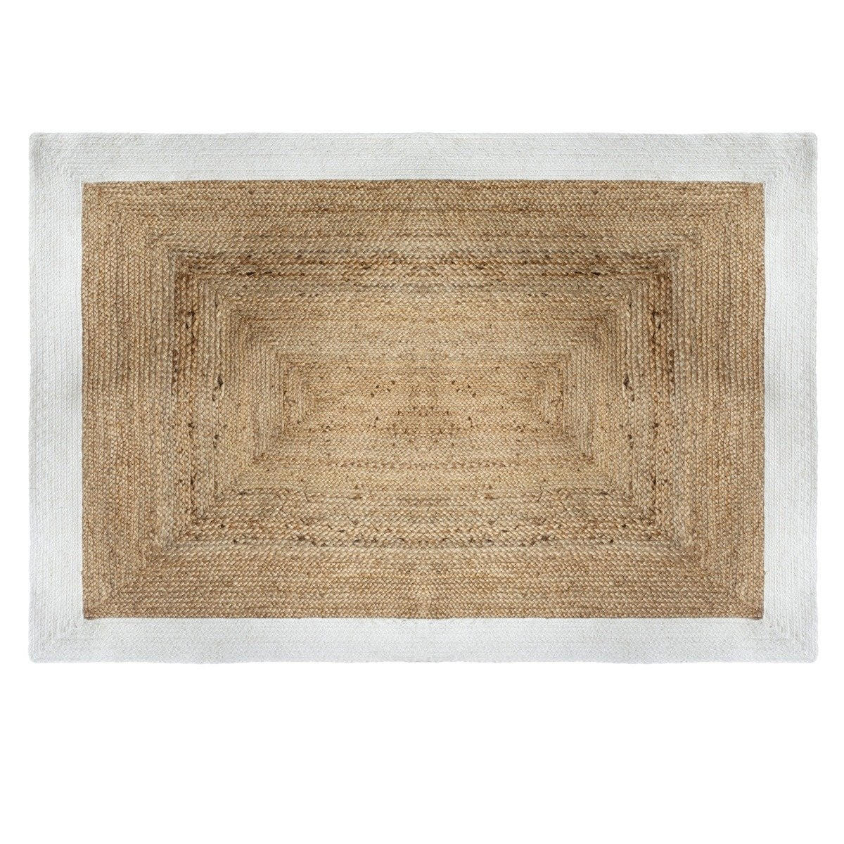 JUTETEPPICH 120/170 cm - Weiß, Naturmaterialen (120/170cm) - Atmosphera Createur d´interieur