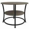 COUCHTISCH TAMY rund Grau 55/55 cm - Grau, Metall (55/55/55cm) - Coemo