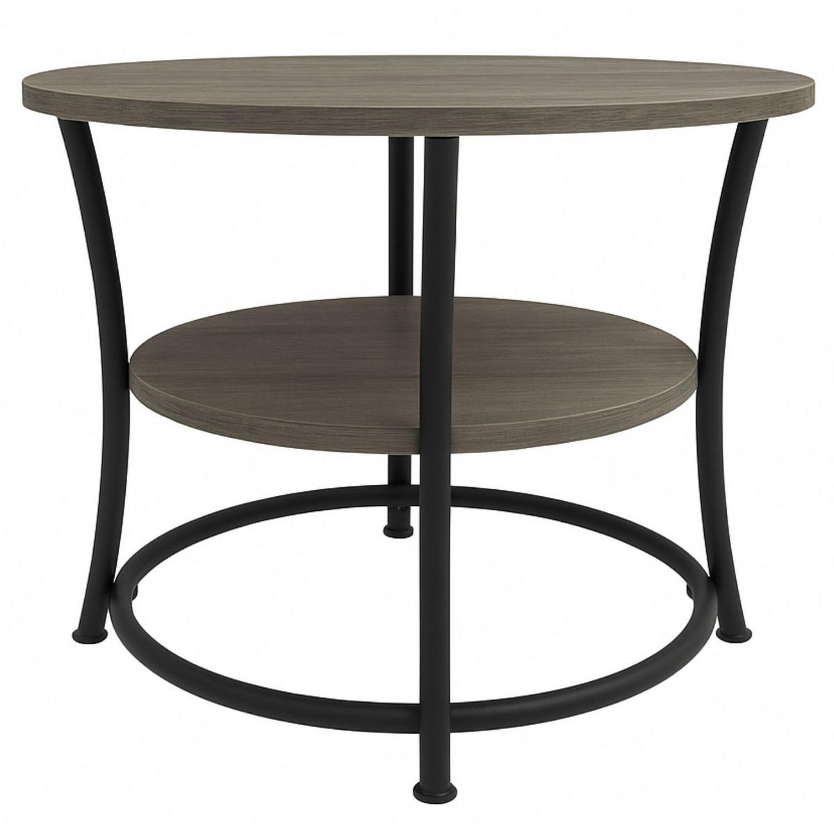 COUCHTISCH TAMY rund Grau 55/55 cm - Grau, Metall (55/55/55cm) - Coemo