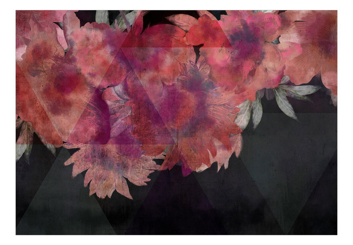 SELBSTKLEBENDE FOTOTAPETE 196/140 cm - Pink/Schwarz, Kunststoff/Textil (196/1cm) - KUNSTLOFT