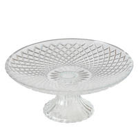 KUCHENPLATTE Ruka Transparent 25 ml 25/25/11 cm - Transparent, Glas (25/11cm) - Boltze Home