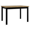 ESSTISCH Alba I S - Schwarz/Eiche Artisan, Holz/Holzwerkstoff (80/120/78cm) - MIRJAN24