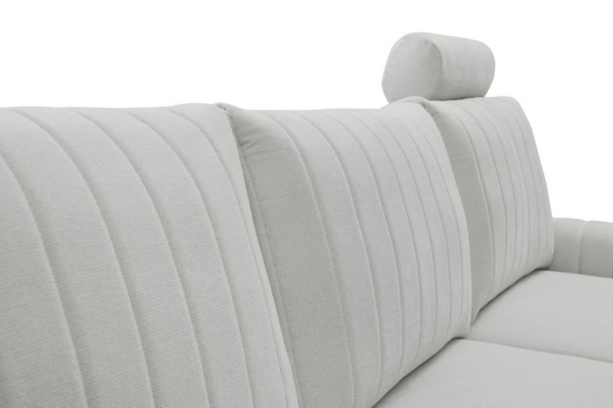 ECKSOFA Popiel Mango Mit Schlaffunktion Rechts - Grau, Textil (251/164cm) - Sepro Meble