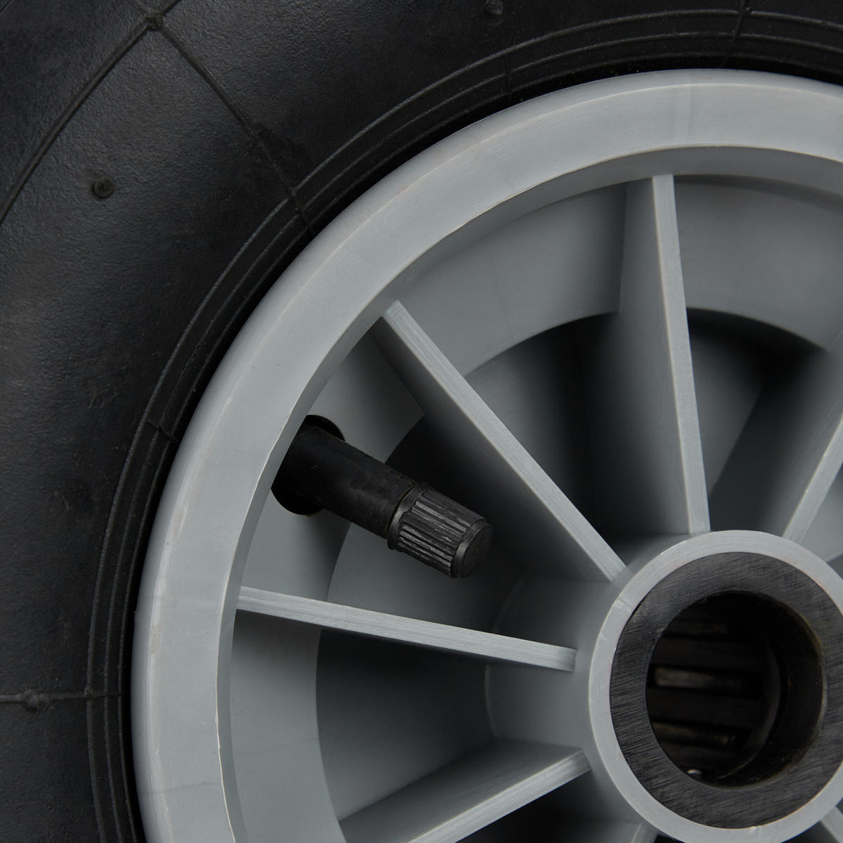 SCHUBKARRENRAD - Multicolor, Kunststoff/Metall (32.5/32.5/9.5cm) - Relaxdays