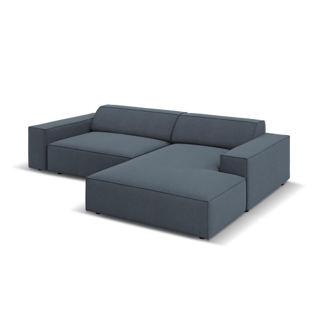 Thumbnail - Micadoni Modulares-Ecksofa, Blau, Textil, 3-Sitzer, L-Form, 224x166 cm, Hergestellt in Europa, Wohnzimmer, Sofas & Couch...