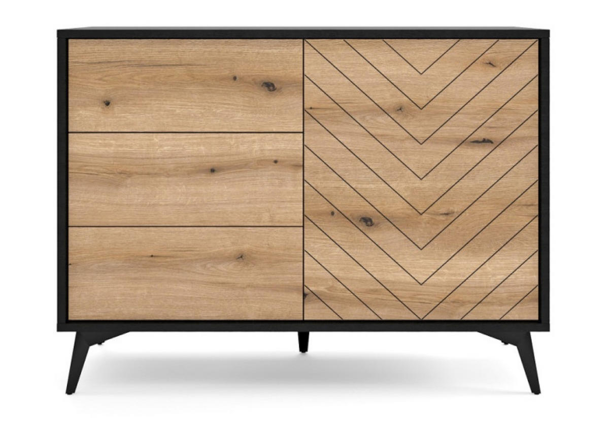 SIDEBOARD Weiß DIAMO KSZ 104 - Multicolor, Holzwerkstoff (104/77/39cm) - Sepro Meble