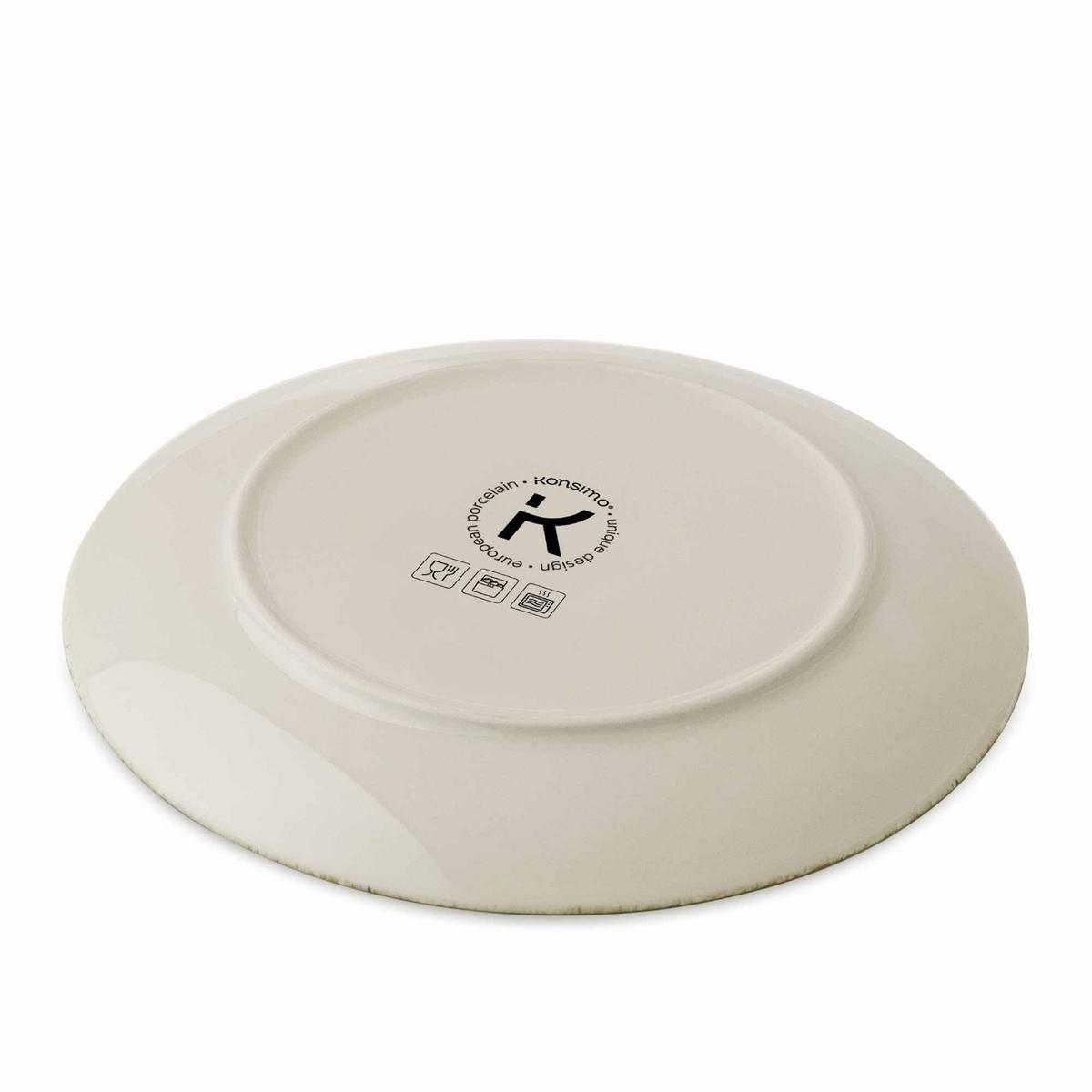 TAFELSERVICE ERATO 12 Personen 36-tlg Hartporzellan - Beige, Keramik (27.5/2/27.5cm) - KONSIMO®