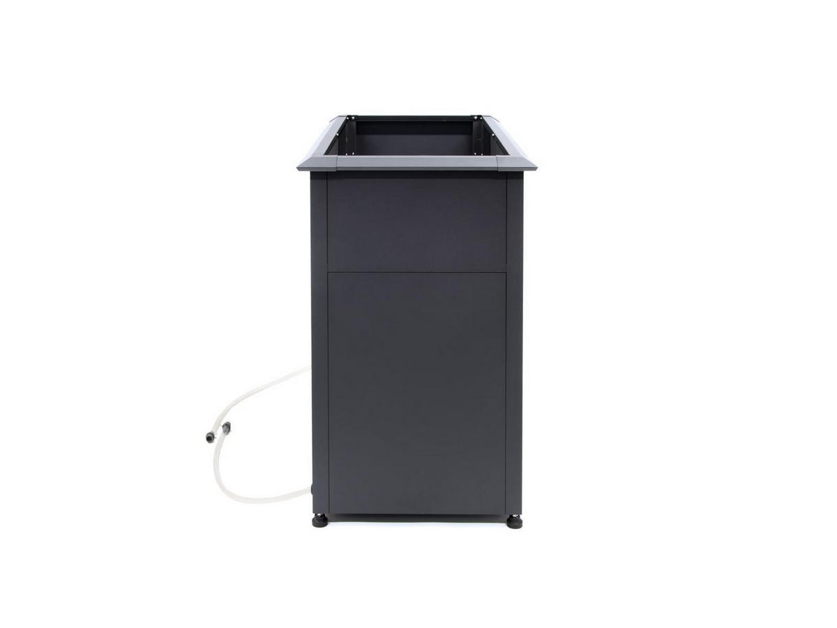 HOCHBEET mit Unterschrank und Drainagesystem, 107x57x85cm - Grau, Kunststoff (80/175/120cm)