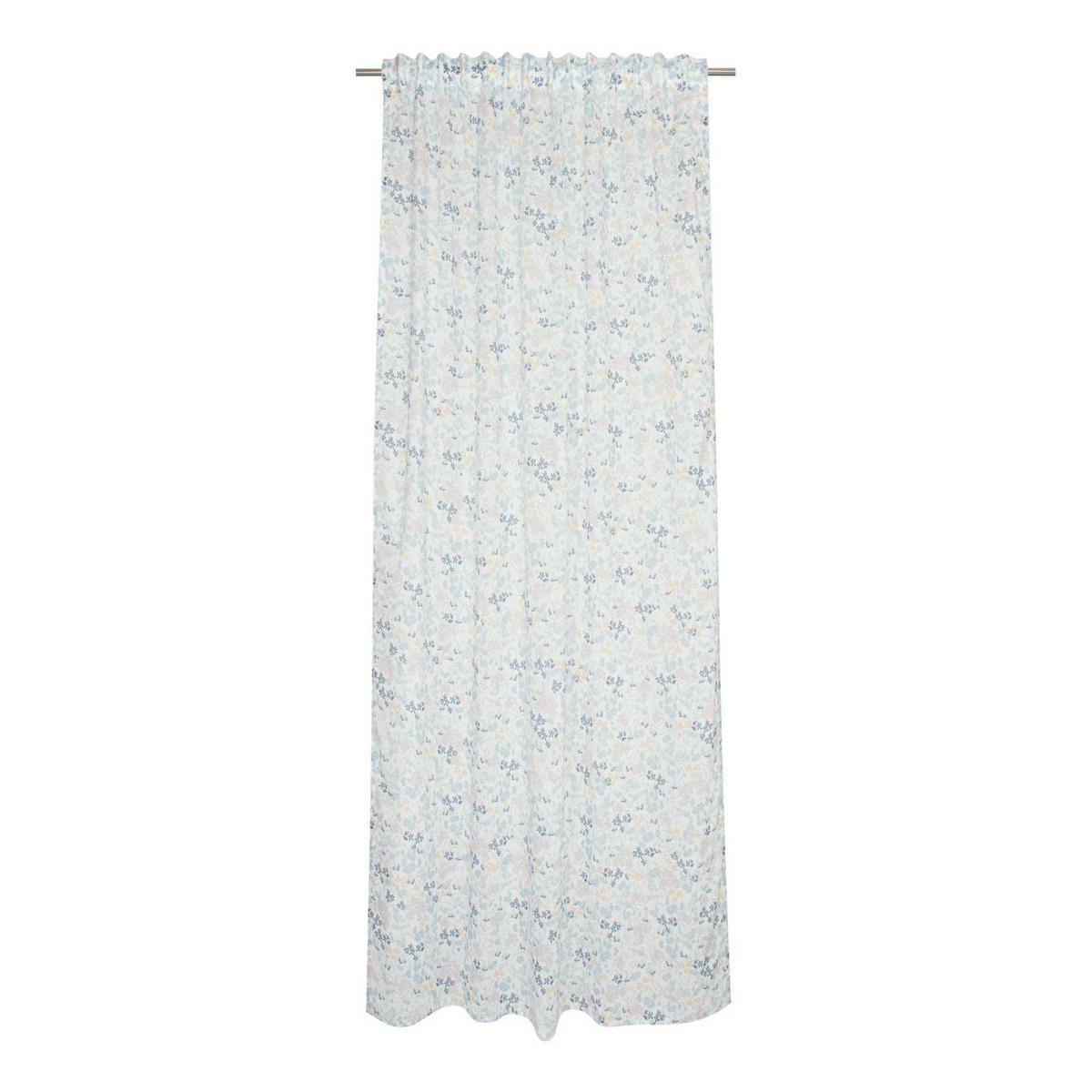 TRANSPARENTER SCHLAUFENVORHANG LEYLA - Blau, Textil (130/0.5/250cm) - Esprit