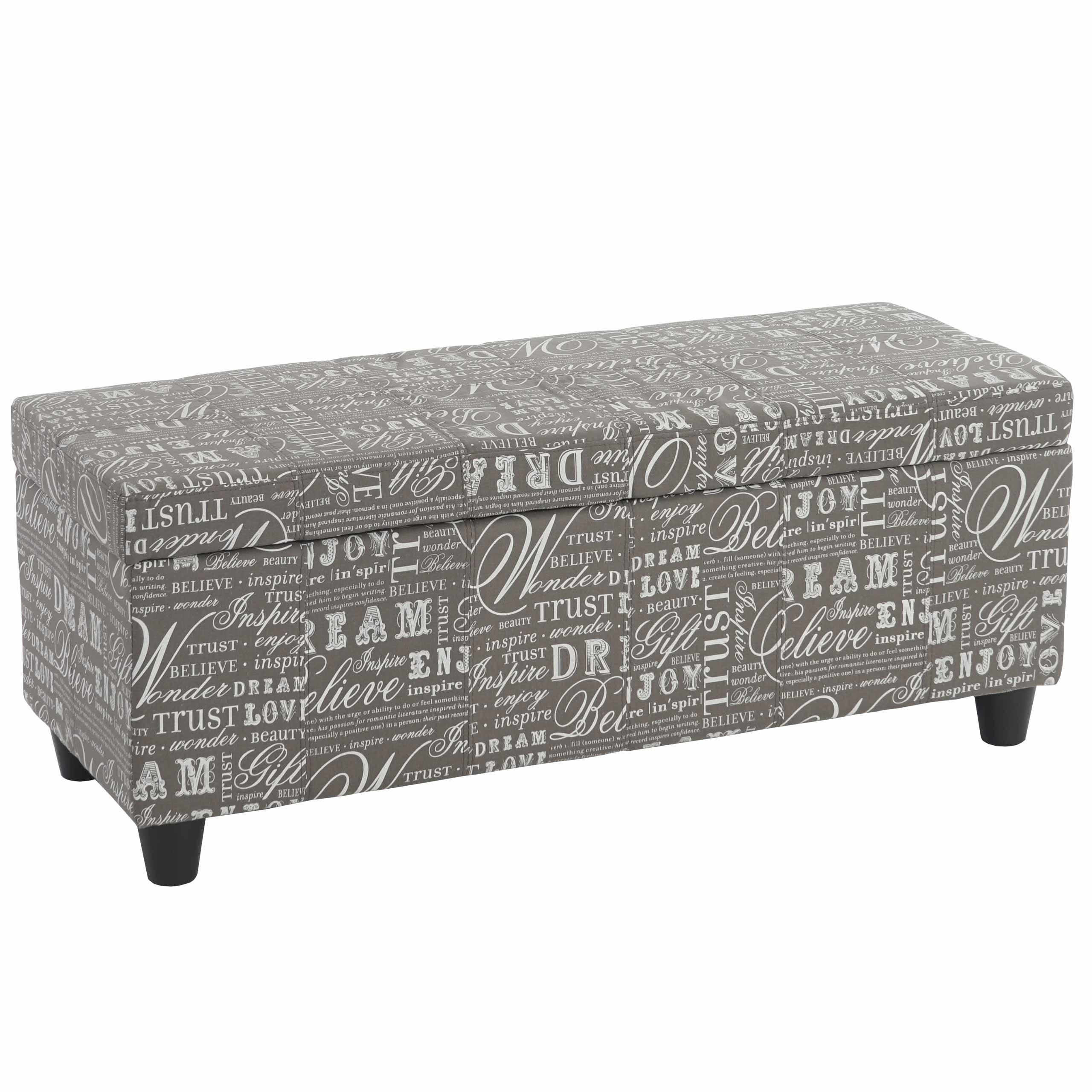 AUFBEWAHRUNGS-TRUHE Grau - Grau, Textil (114/45/45cm) - MCW